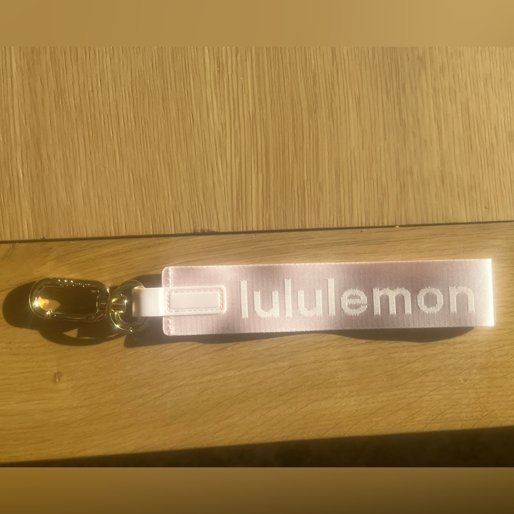 Lululemon Pink Keychain